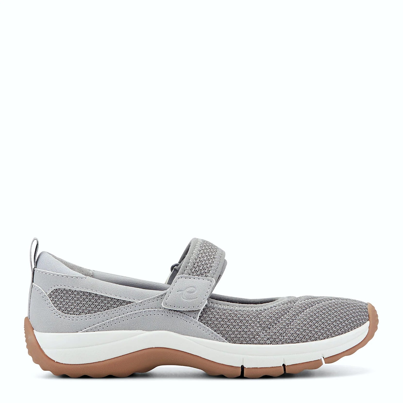 Textured knit Mary Jane with an instep strap