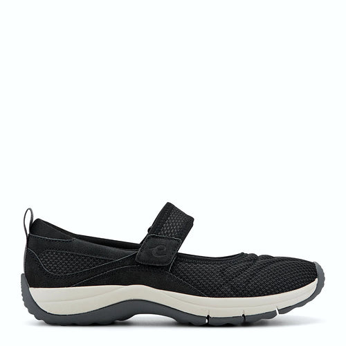 Textured knit Mary Jane with an instep strap
