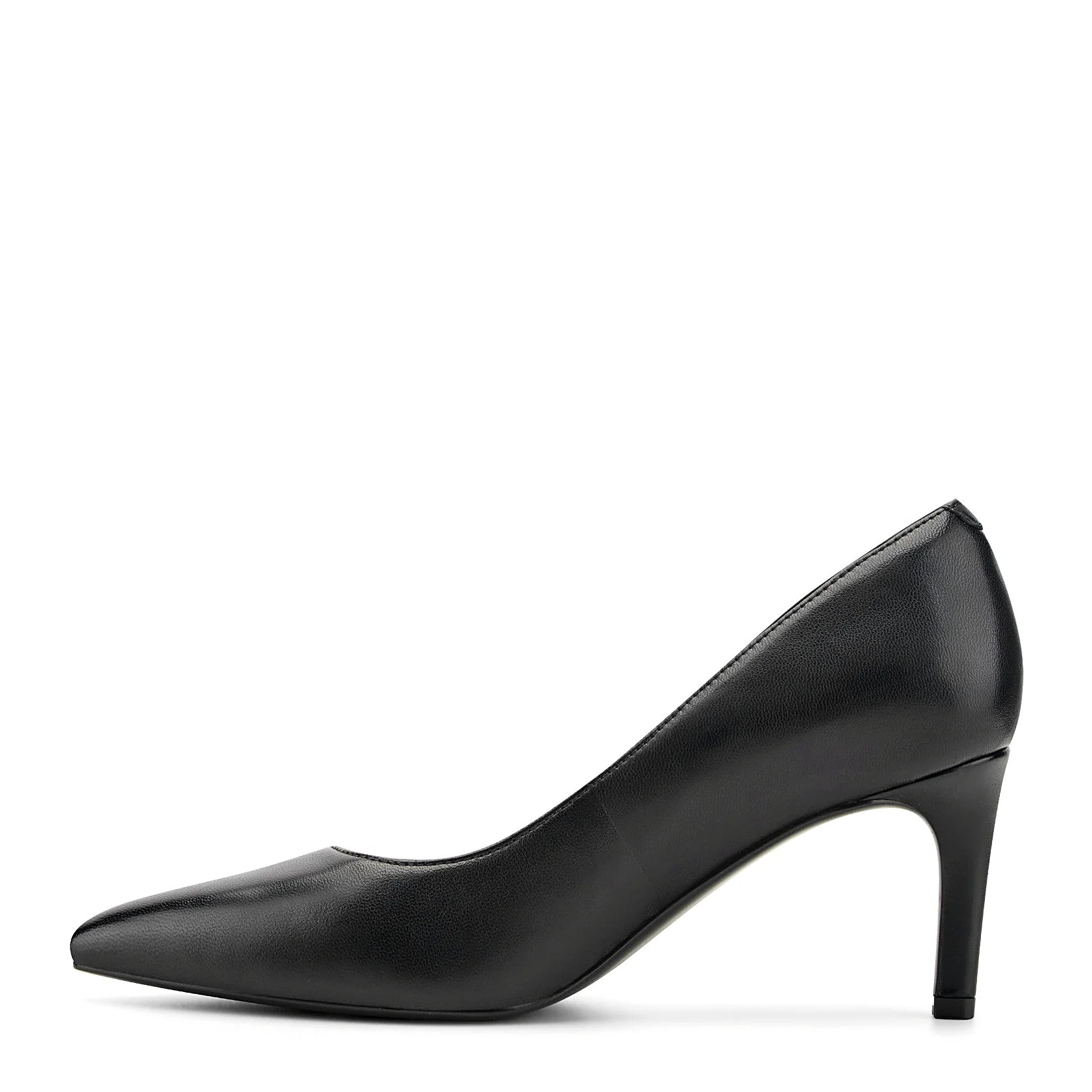 Cushioned footbed inside a pointed-toe dress pump