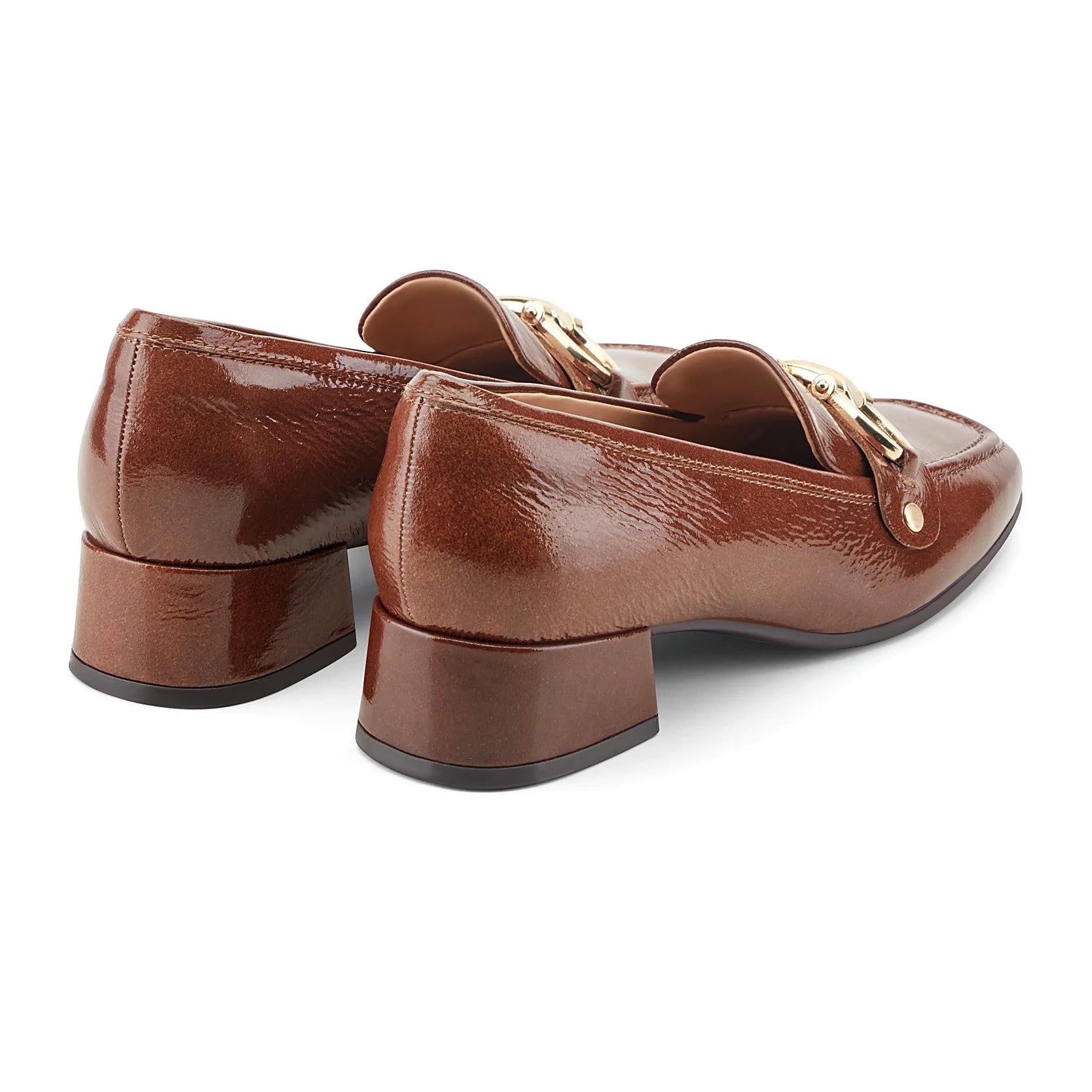 Leather loafer with an orthotic-friendly footbed