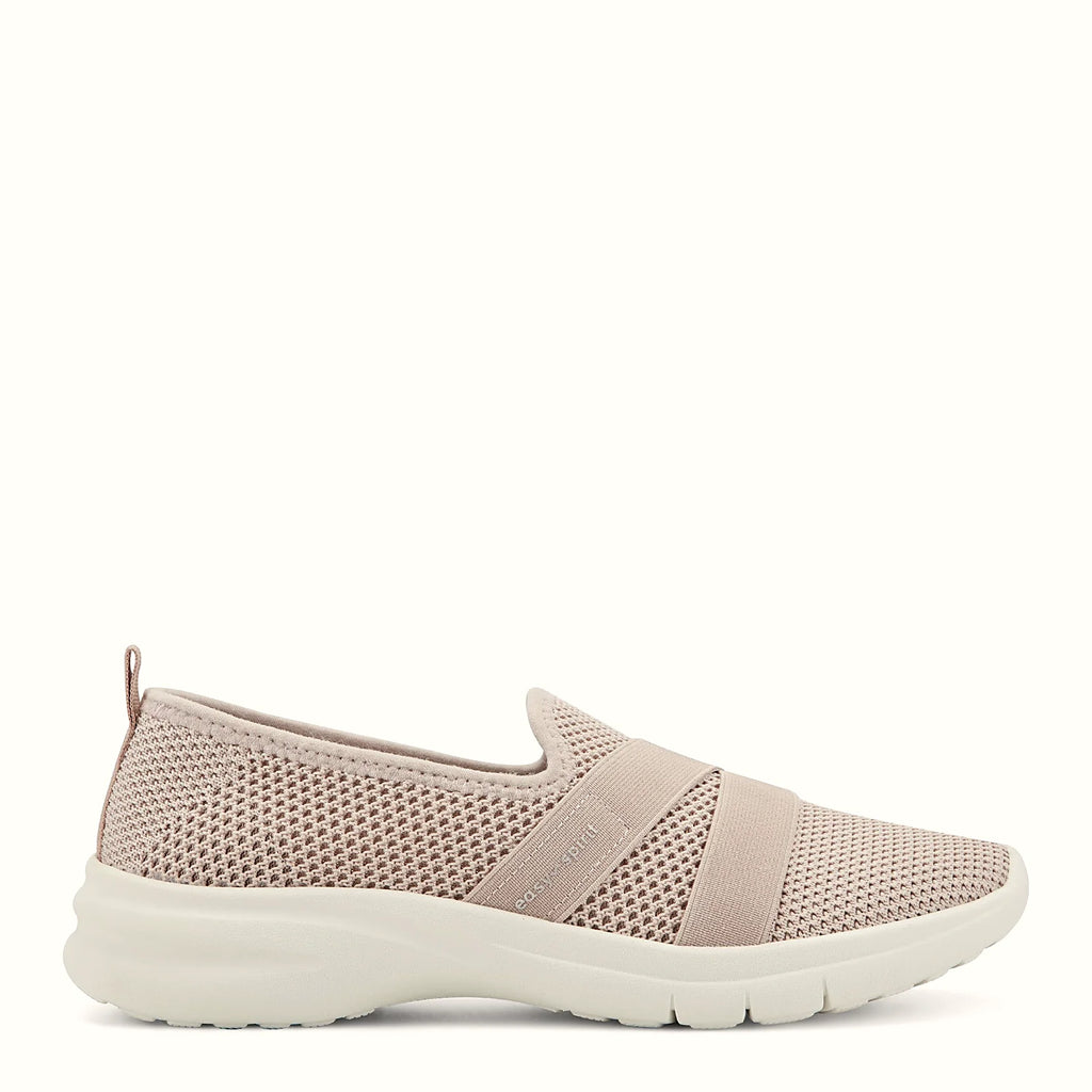 Textured knit slip-on walking shoe