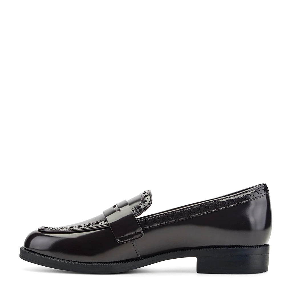 Sturdy sole on a polished penny loafer