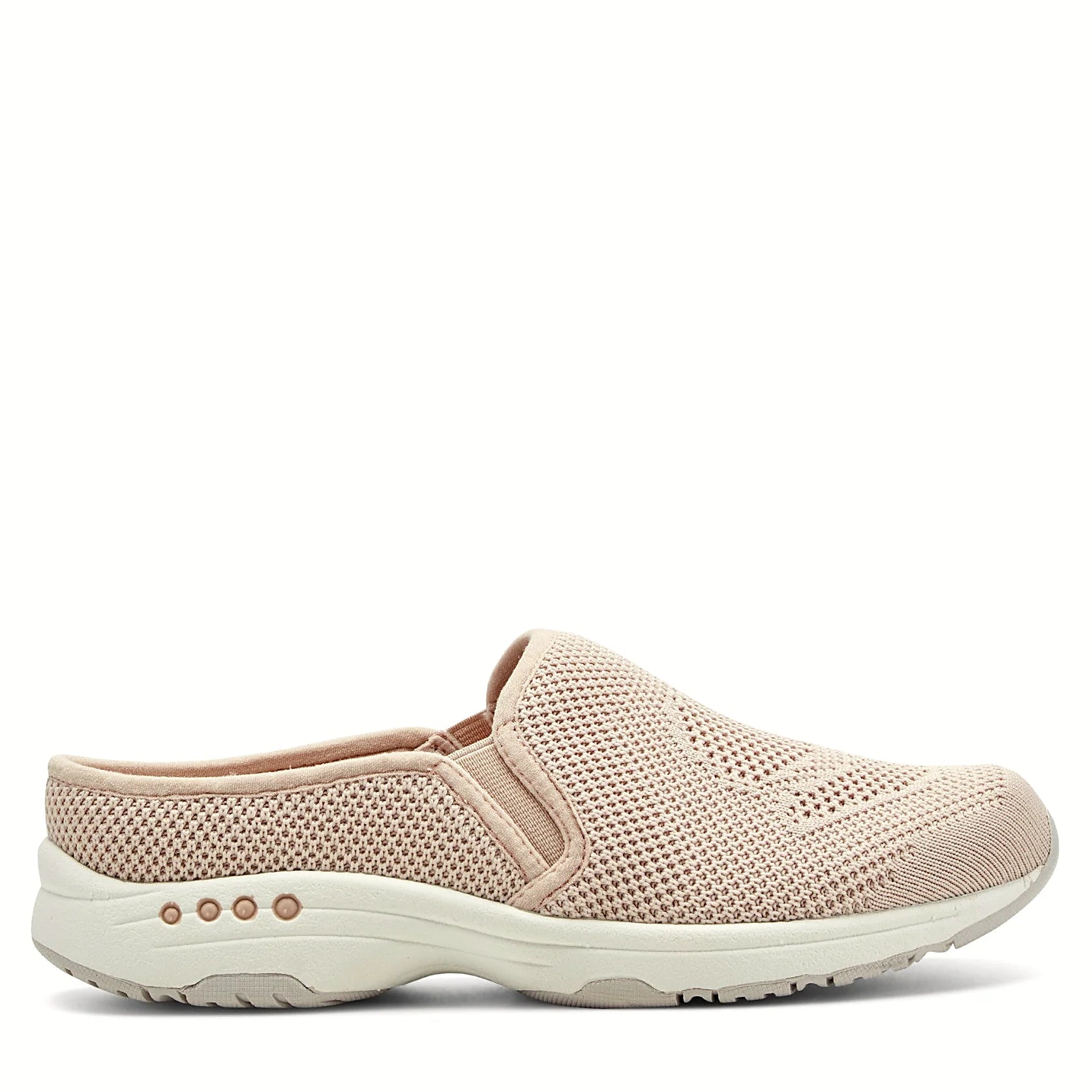 Slip-on clog with a recycled knit upper