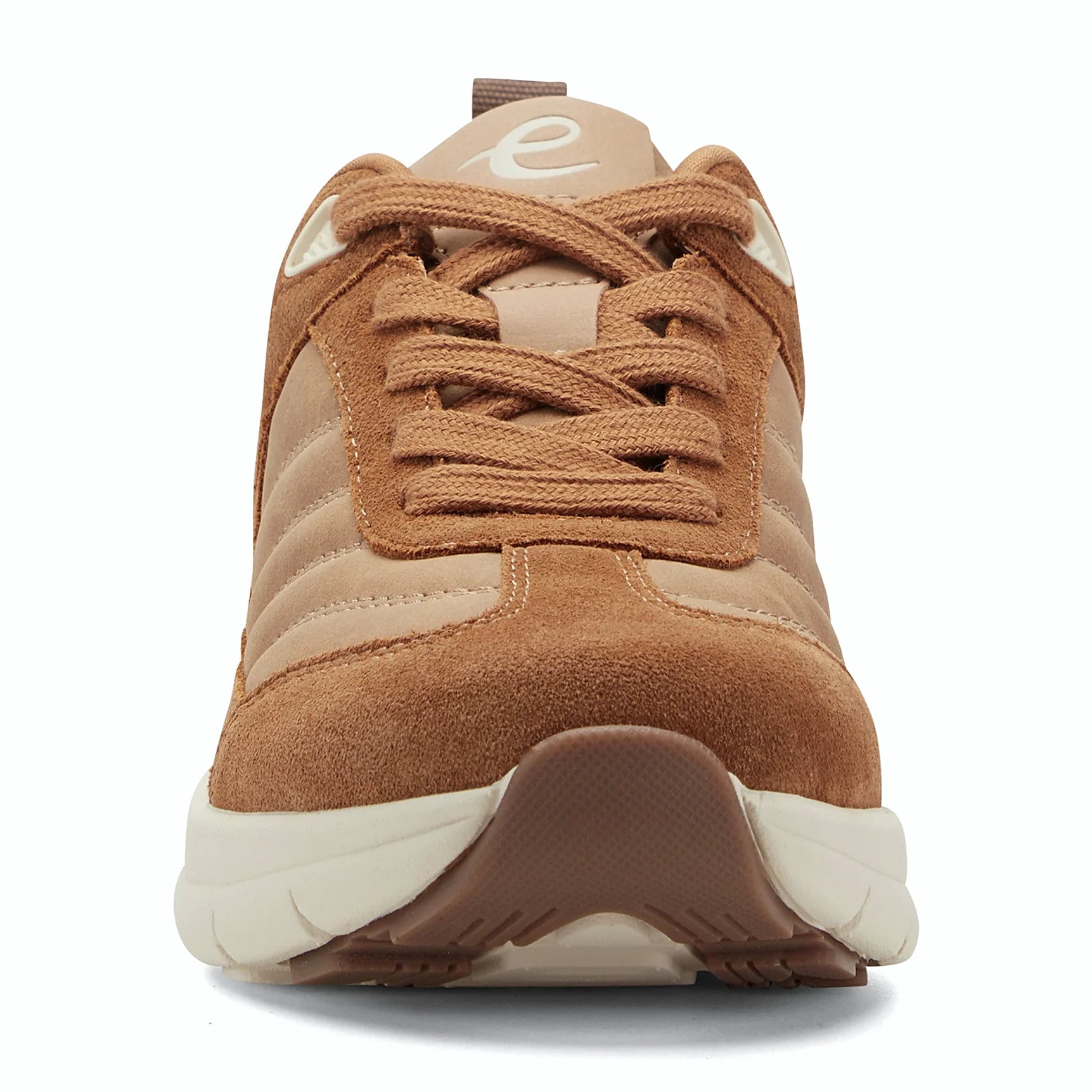 Protective overlay on the rounded toe of a sneaker