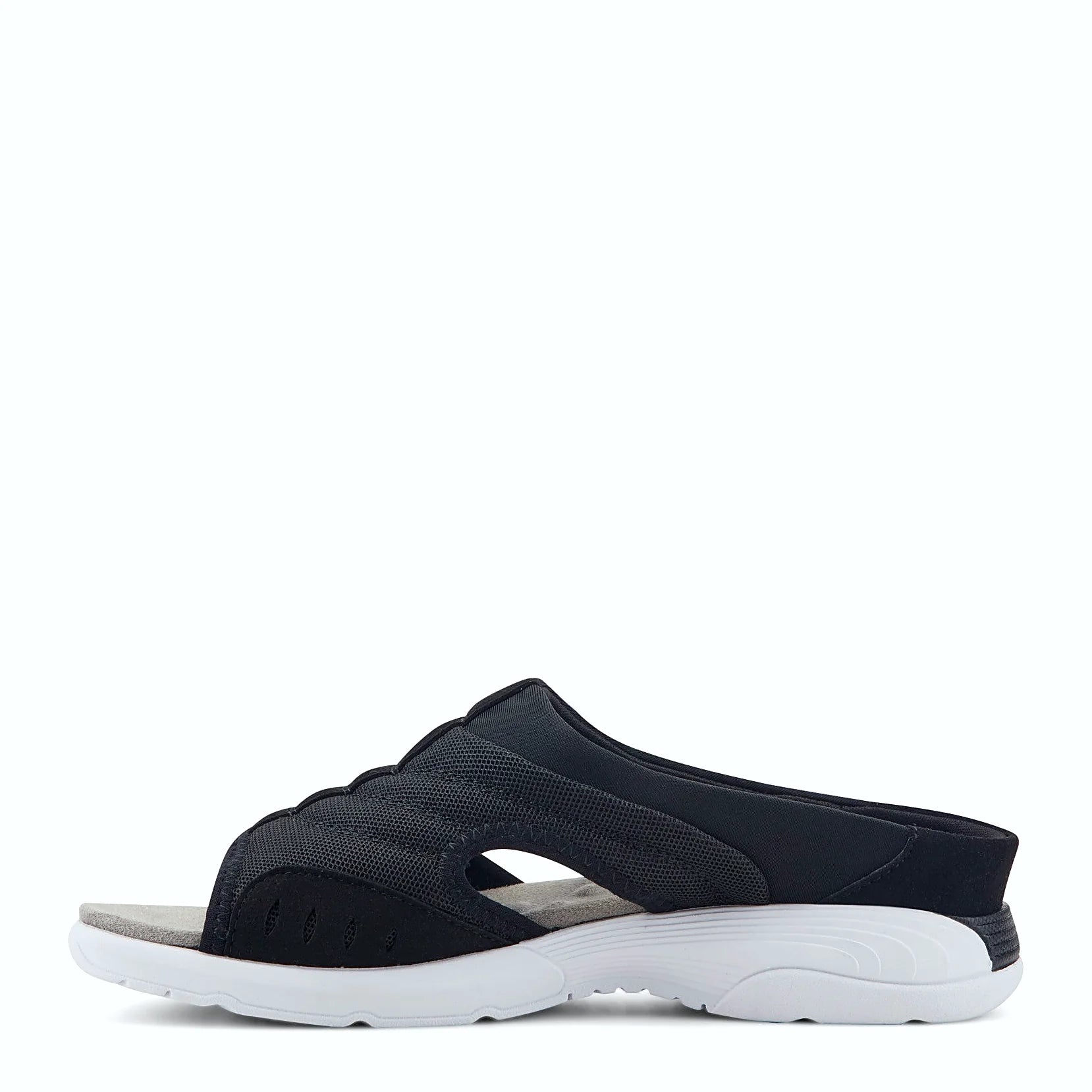 Ultra-lightweight molded outsole under a slide