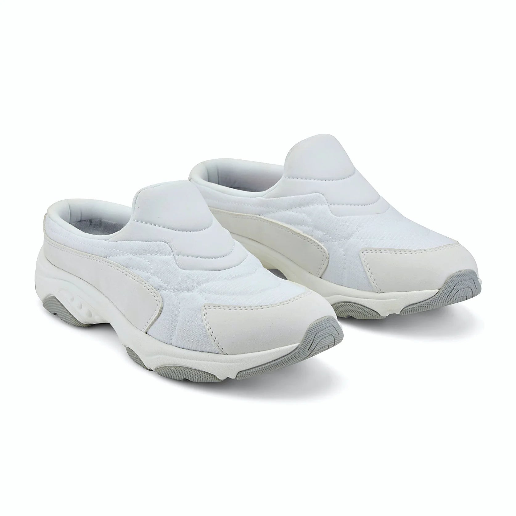 Padded collar on a slip-on clog