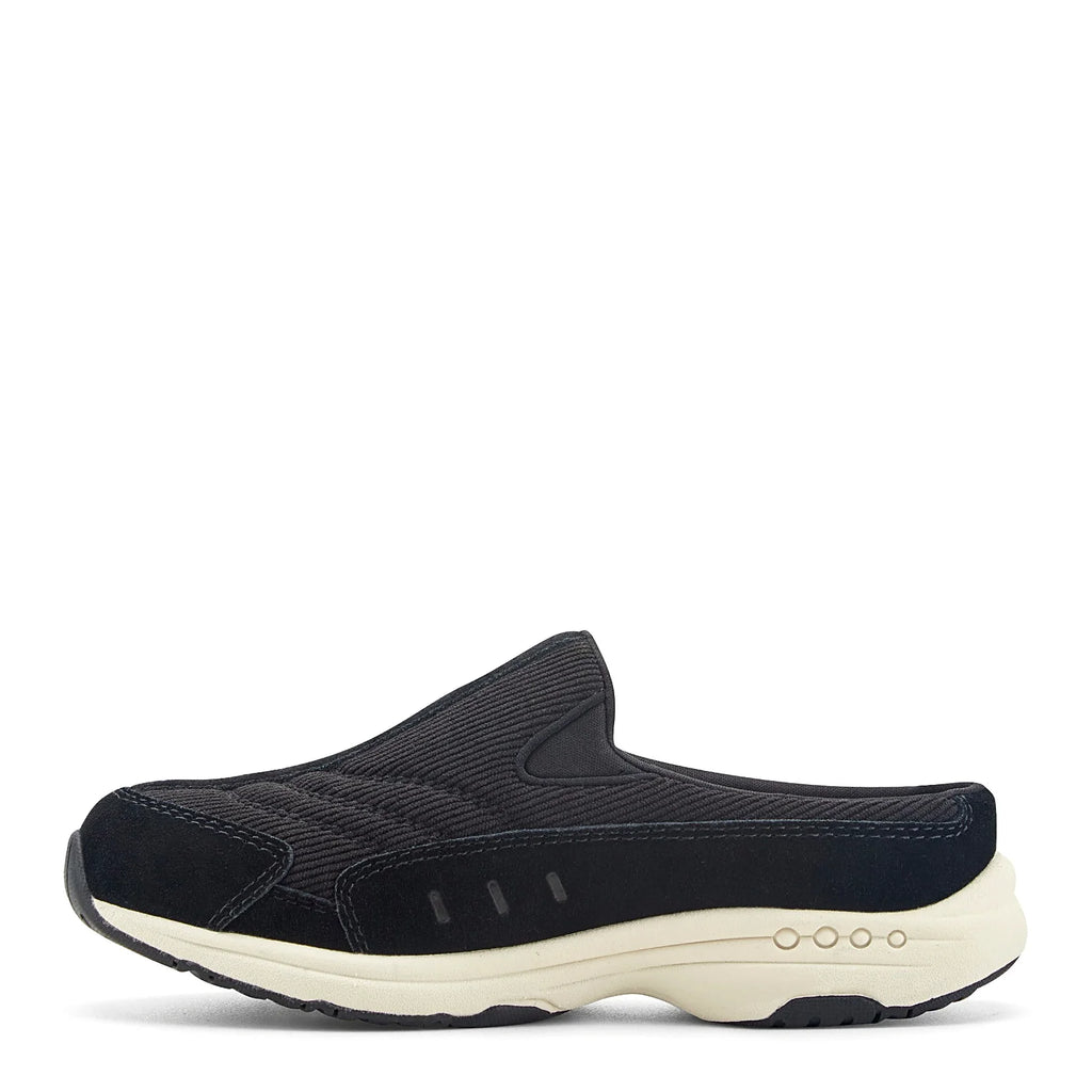 Durable rubber outsole on a slip-on clog