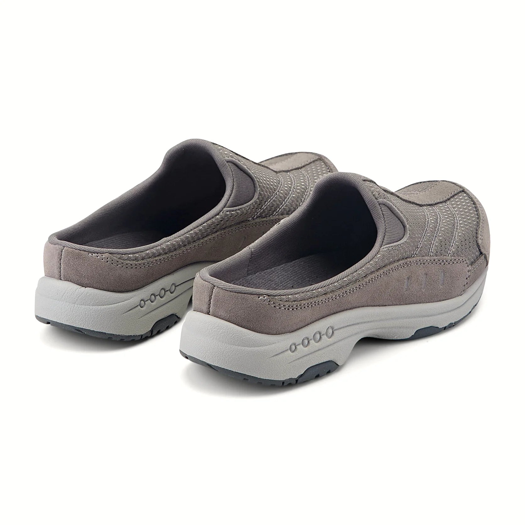 Durable rubber outsole on a slip-on clog