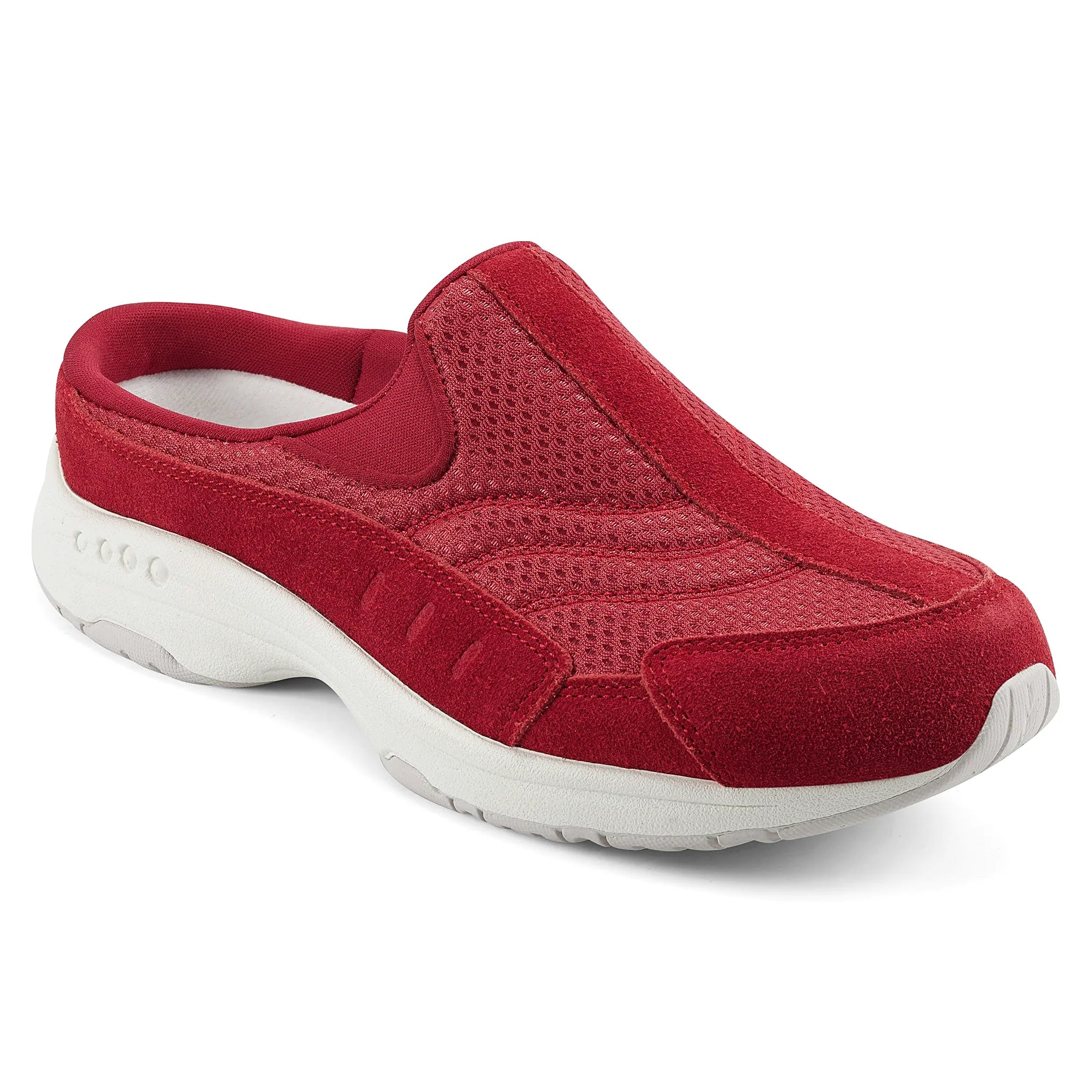 Comfort-well detailing along the midsole of a clog