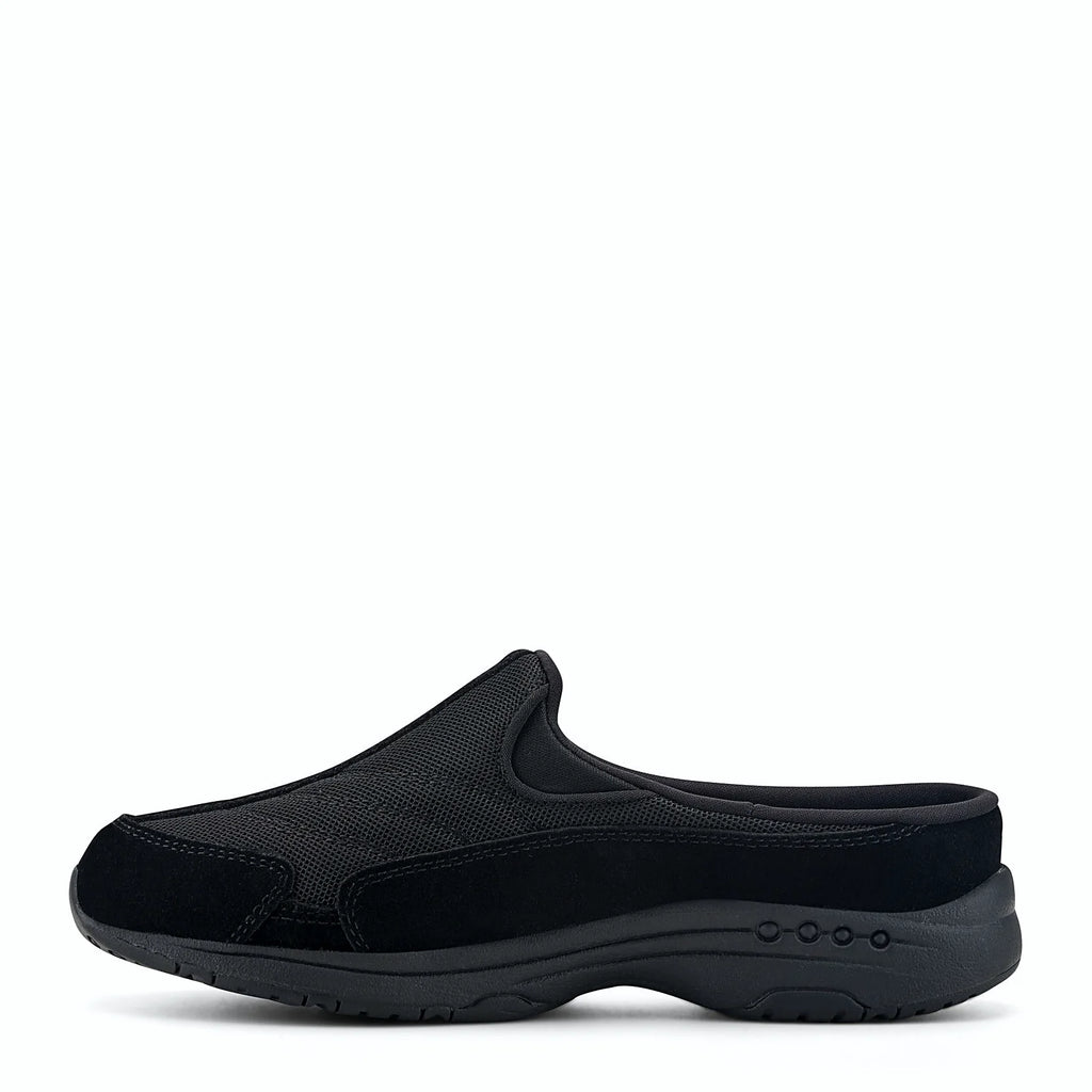 Durable rubber outsole on a slip-on clog