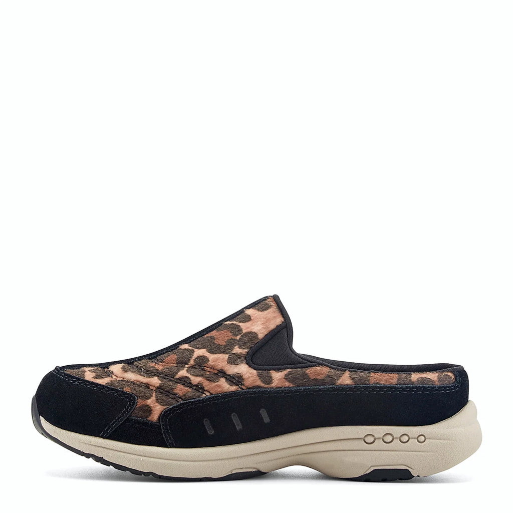 Durable rubber outsole on a slip-on clog